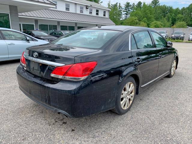 4T1BK3DB1CU451804 - 2012 TOYOTA AVALON BAS BLACK photo 4