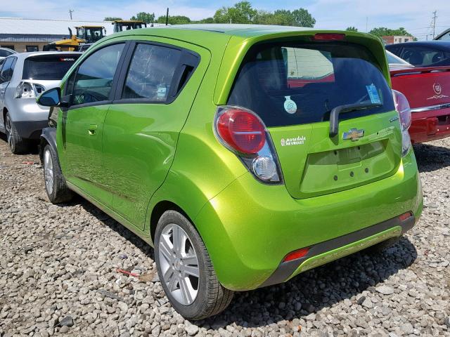 KL8CA6S94FC753135 - 2015 CHEVROLET SPARK LS GREEN photo 3