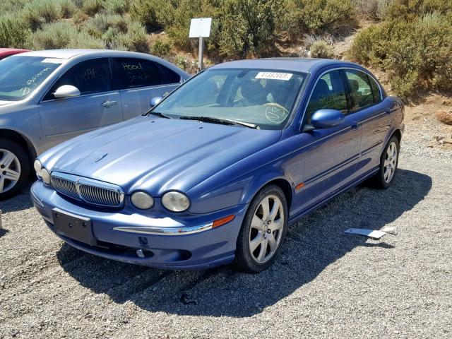 SAJEA51C44WD83165 - 2004 JAGUAR X-TYPE 3.0 BLUE photo 2