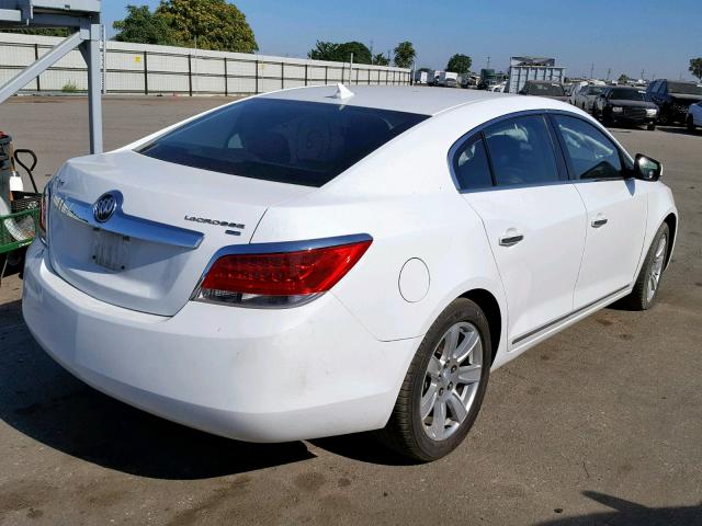 1G4GC5ED7BF123465 - 2011 BUICK LACROSSE C WHITE photo 4