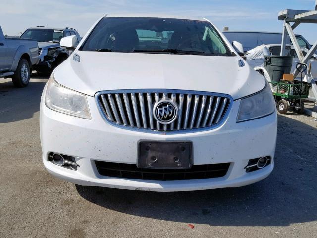 1G4GC5ED7BF123465 - 2011 BUICK LACROSSE C WHITE photo 9