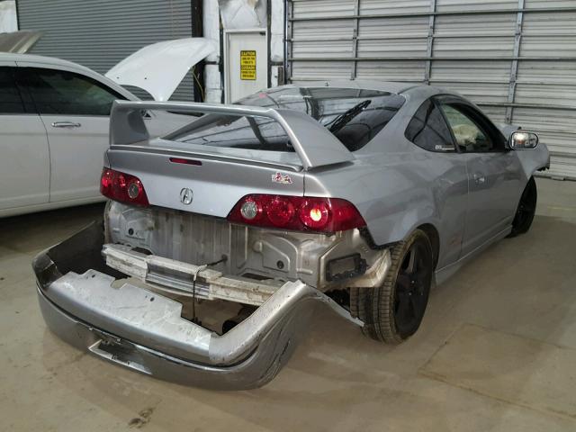 JH4DC53056S017552 - 2006 ACURA RSX TYPE-S SILVER photo 4
