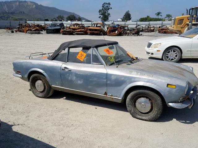 0000124BS10047776 - 1972 FIAT SPIDER 124 SILVER photo 10