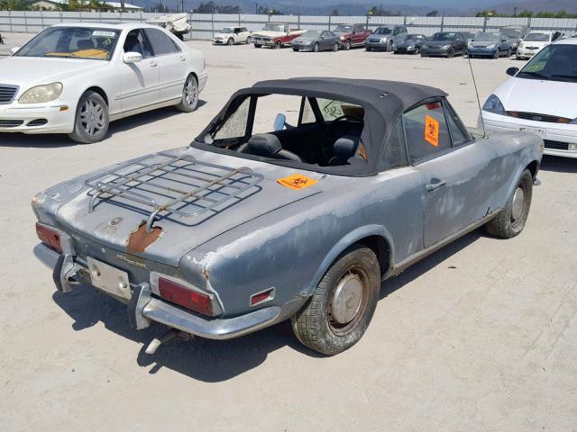 0000124BS10047776 - 1972 FIAT SPIDER 124 SILVER photo 4