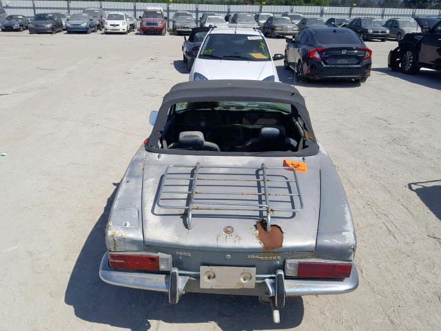 0000124BS10047776 - 1972 FIAT SPIDER 124 SILVER photo 9