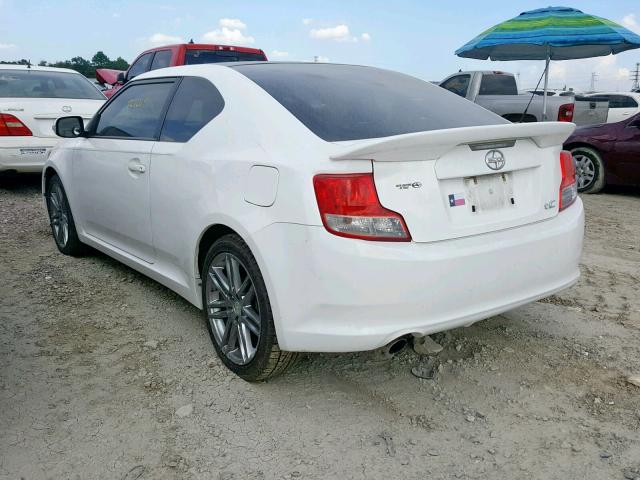 JTKJF5C78D3050148 - 2013 TOYOTA SCION TC WHITE photo 3
