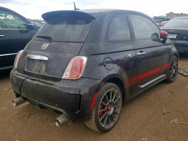 3C3CFFFH3CT359897 - 2012 FIAT 500 ABARTH BLACK photo 4