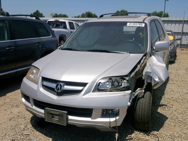 2HNYD18835H548627 - 2005 ACURA MDX TOURIN SILVER photo 2