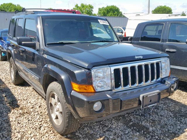1J4RG4GK7AC113343 - 2010 JEEP COMMANDER BLACK photo 1