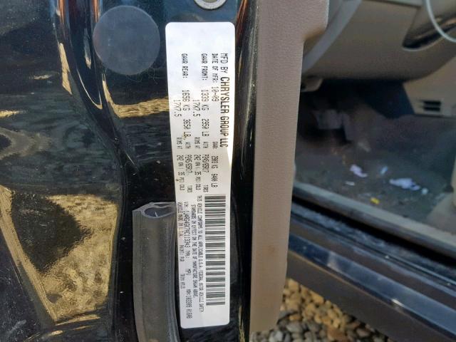 1J4RG4GK7AC113343 - 2010 JEEP COMMANDER BLACK photo 10