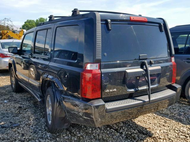 1J4RG4GK7AC113343 - 2010 JEEP COMMANDER BLACK photo 3