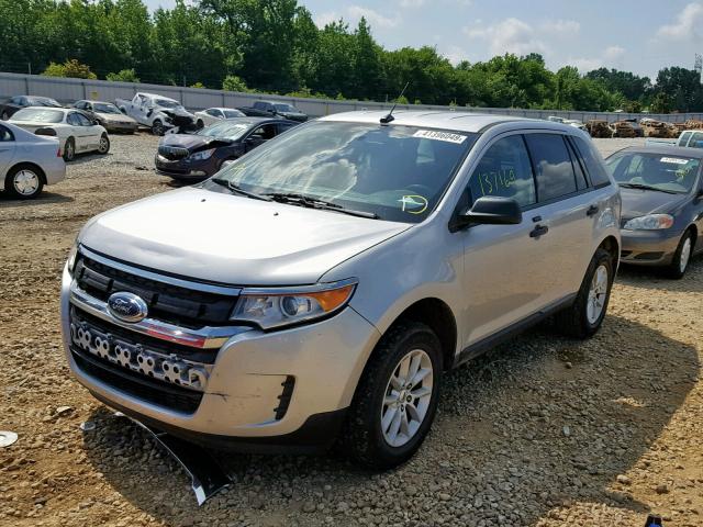 2FMDK3GC9DBB82231 - 2013 FORD EDGE SE SILVER photo 2