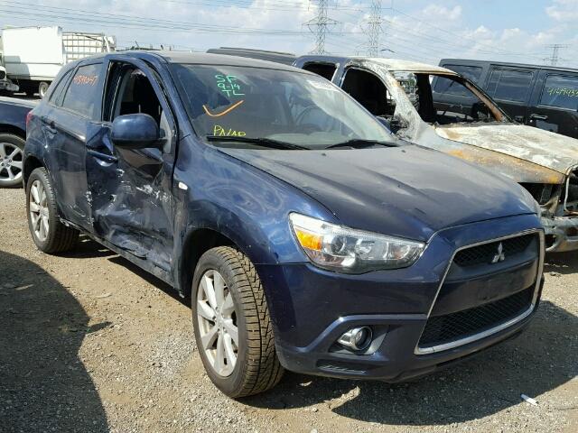 JA4AR4AU0CZ011982 - 2012 MITSUBISHI OUTLANDER BLUE photo 1