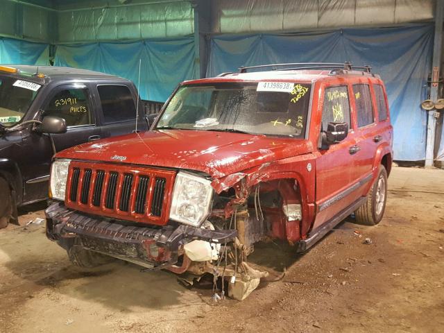 1J8HG48N16C131413 - 2006 JEEP COMMANDER Qırmızı foto 2