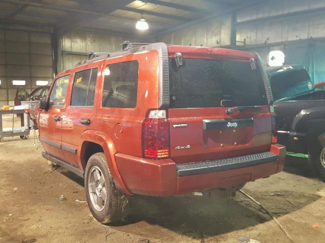 1J8HG48N16C131413 - 2006 JEEP COMMANDER Qırmızı foto 3