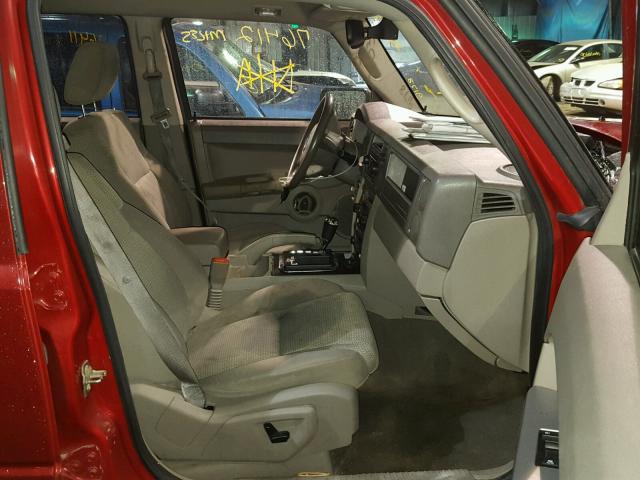 1J8HG48N16C131413 - 2006 JEEP COMMANDER Qırmızı foto 5