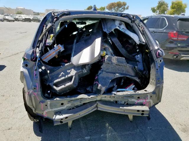 5J8TB4H30JL001678 - 2018 ACURA RDX GRAY photo 9