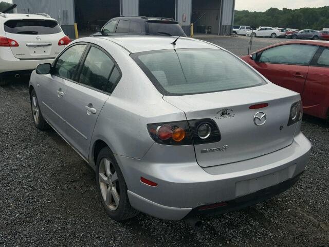 JM1BK123341111951 - 2004 MAZDA 3 S SILVER photo 3