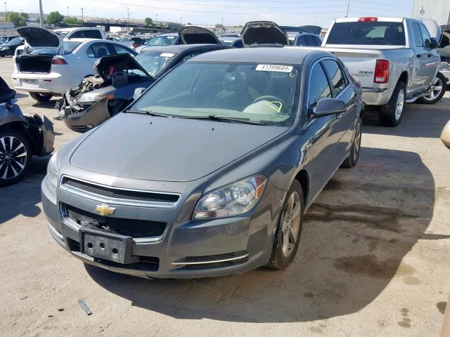 1G1ZF57549F200595 - 2009 CHEVROLET MALIBU HYB GRAY photo 2