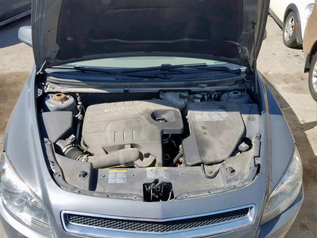 1G1ZF57549F200595 - 2009 CHEVROLET MALIBU HYB GRAY photo 7