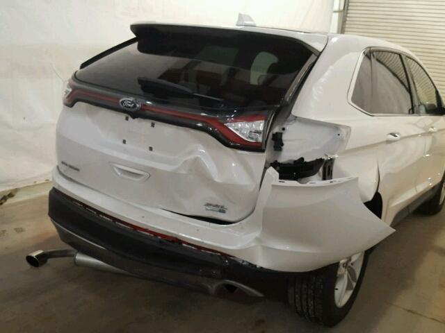 2FMPK4J91HBB86330 - 2017 FORD EDGE SEL WHITE photo 9