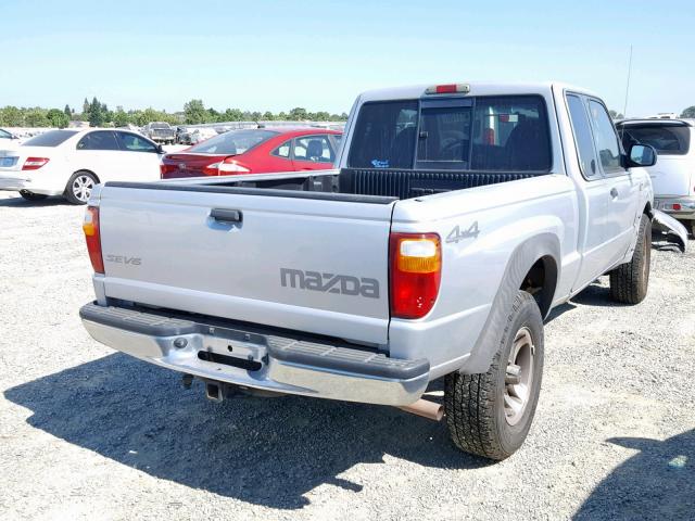 4F4ZR17E41TM24776 - 2001 MAZDA B4000 CAB SILVER photo 4