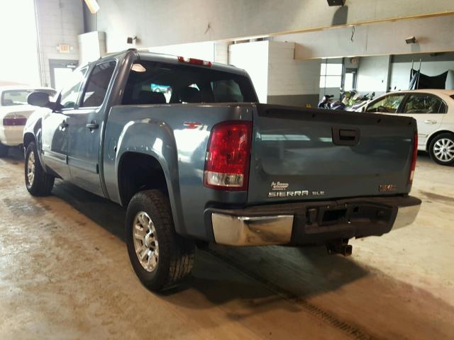 2GTEK13MX71579498 - 2007 GMC NEW SIERRA GREEN photo 3