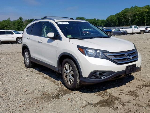 5J6RM4H73CL042938 - 2012 HONDA CR-V EXL WHITE photo 1