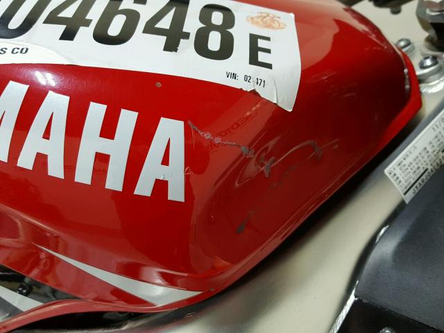 JYARJ04EX2A024471 - 2002 YAMAHA YZFR6 L RED photo 13