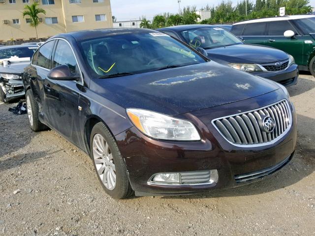 W04GN5EC8B1035392 - 2011 BUICK REGAL CXL BROWN photo 1