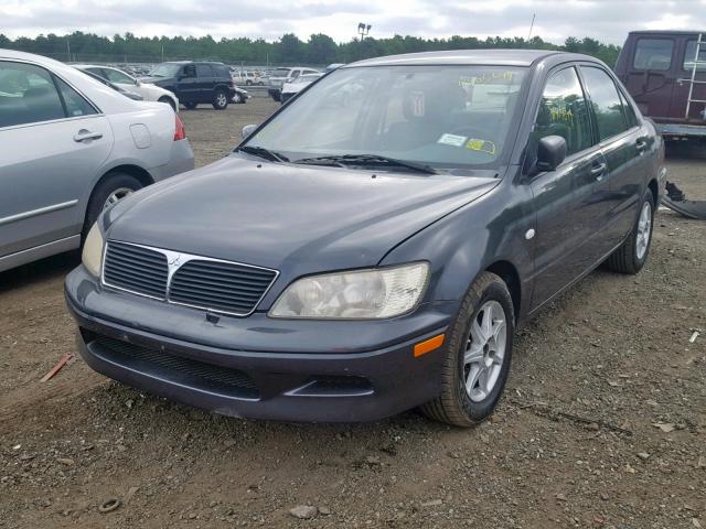 JA3AJ26E93U013597 - 2003 MITSUBISHI LANCER ES GRAY photo 2