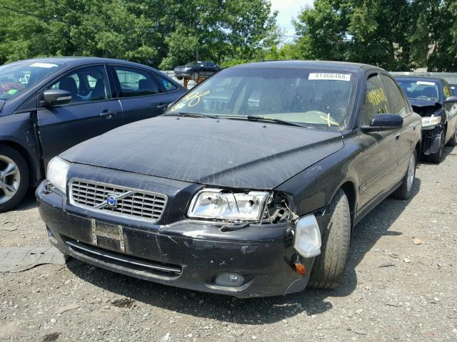 YV1TH592251399819 - 2005 VOLVO S80 2.5T BLACK photo 2