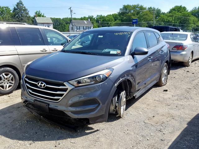 KM8J2CA44JU658671 - 2018 HYUNDAI TUCSON SE GRAY photo 2