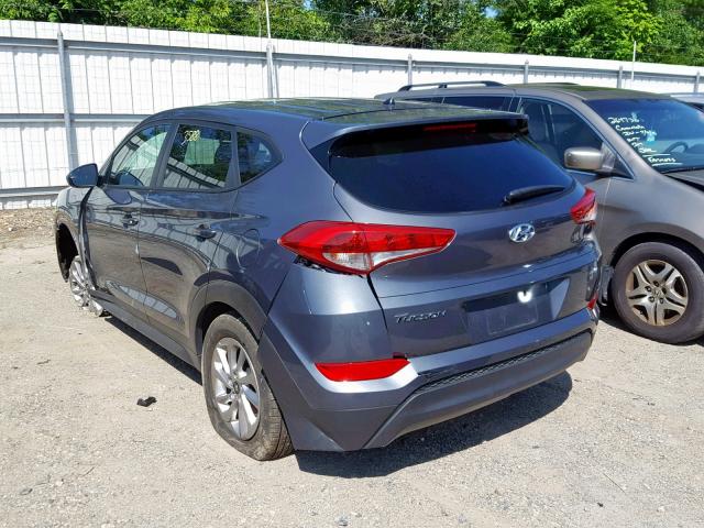 KM8J2CA44JU658671 - 2018 HYUNDAI TUCSON SE GRAY photo 3