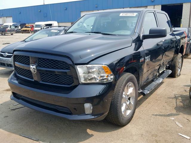 1C6RR7KT0ES248751 - 2014 DODGE DR1500 BLACK photo 2