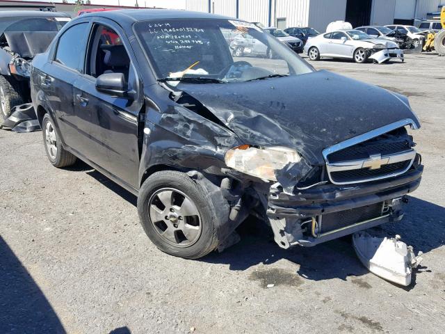 KL1TD566X7B076017 - 2007 CHEVROLET AVEO BASE Қара фото 1