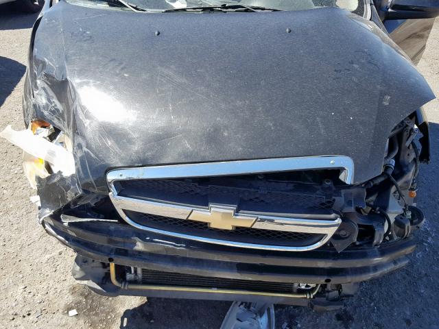 KL1TD566X7B076017 - 2007 CHEVROLET AVEO BASE Қара фото 7