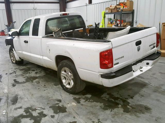 1D7CE3BK5AS221040 - 2010 DODGE DAKOTA SXT WHITE photo 3