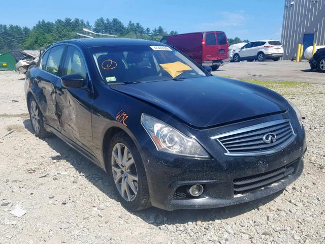 JN1CV6AR7DM754738 - 2013 INFINITI G37 BLACK photo 1