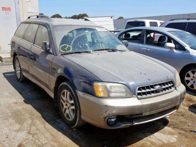 4S3BH675047639790 - 2004 SUBARU LEGACY OUT GREEN photo 1