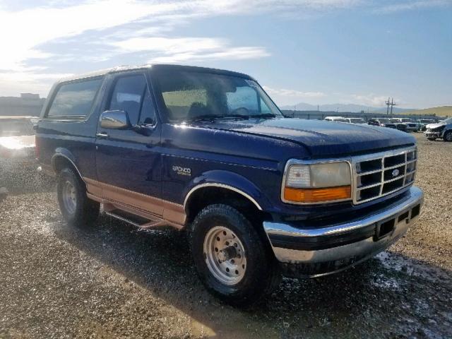 1FMEU15H3SLA36681 - 1995 FORD BRONCO U10 BLUE photo 1