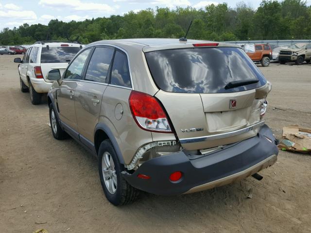 3GSCL33P88S597552 - 2008 SATURN VUE XE TAN photo 3