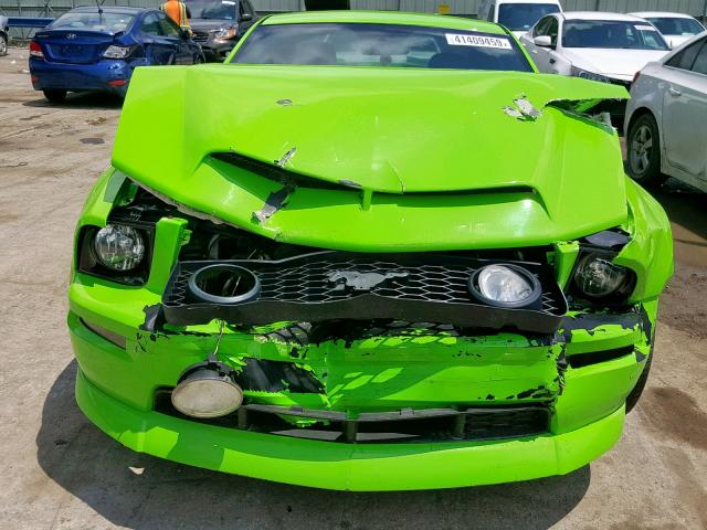 1ZVFT82H555109287 - 2005 FORD MUSTANG GT GREEN photo 7