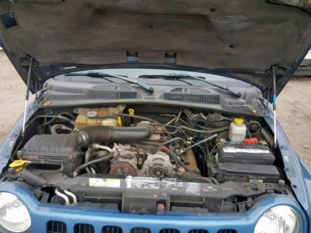 1J4GL58K24W237062 - 2004 JEEP LIBERTY LI BLUE photo 9