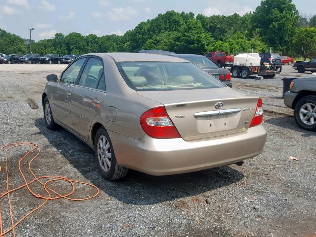 JTDBF30K020085435 - 2002 TOYOTA CAMRY LE TAN photo 3