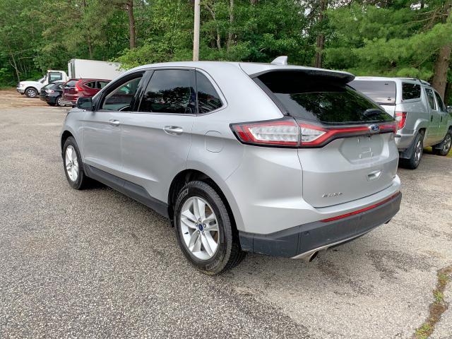 2FMPK4J93GBB75991 - 2016 FORD EDGE SEL SILVER photo 3