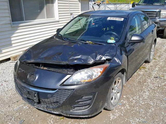 JM1BL1SF1A1102748 - 2010 MAZDA 3 I GRAY photo 2