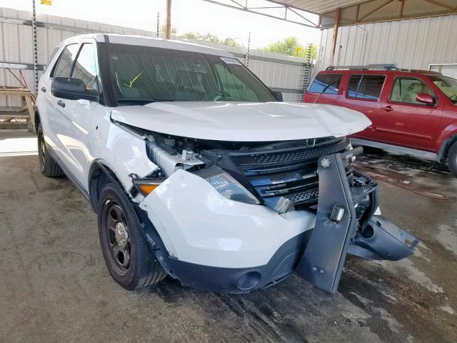 1FM5K8AR7FGA66200 - 2015 FORD EXPLORER P WHITE photo 1