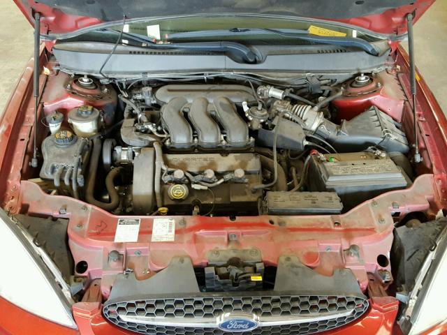 1FAFP55S2YA227876 - 2000 FORD TAURUS SES RED photo 7