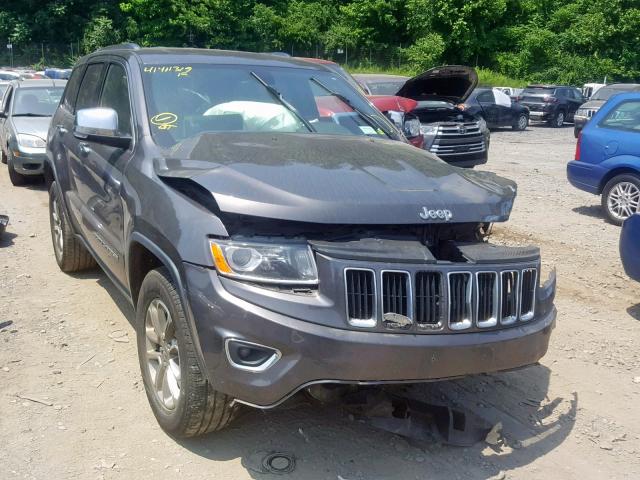 1C4RJFBG1FC664672 - 2015 JEEP GRAND CHER GRAY photo 1